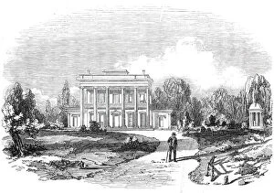 Cotton Plantation Gallery: The Hermitage, the Residence and Burial Place of General Jackson, 1845. Creator: Unknown