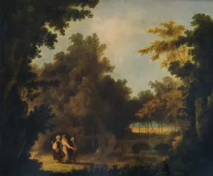 F Gordo Prints: The Hermitage, Villa Madama, c1762, (1938). Artist: Richard Wilson