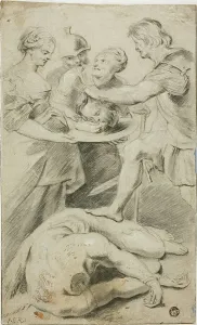 Herodias Prints: Herodias Receiving the Head of Saint John the Baptist, n.d