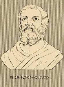 Herodotus, (c484-c425 BC), 1830. Creator: Unknown Herodotus, (c484-c425 BC), 1830. Creator: Unknown