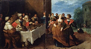 Images Dated 9th June 2010: Herods Feast, 17th century. Artist: Frans Francken II