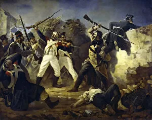 Images Dated 10th February 2011: The Heroic deed of the Grenadier Leonty Korennoy, 1846
