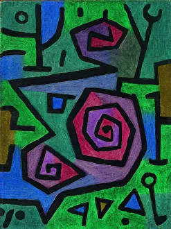Dusseldorf Prints: Heroic Roses, 1938. Artist: Klee, Paul (1879-1940)