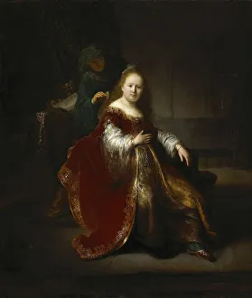 Hairbrush Prints: Heroine from the Old Testament, 1632-1633. Creator: Rembrandt van Rhijn (1606-1669)