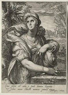 1565 1607 Prints: Heroines of the New Testament: The Woman of Samaria