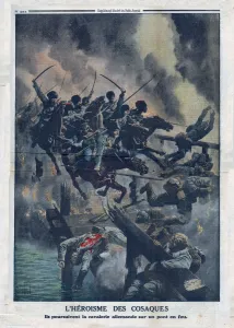 Heroism Collection: The heroism of the Cossacks, 1915. Creator: Unknown
