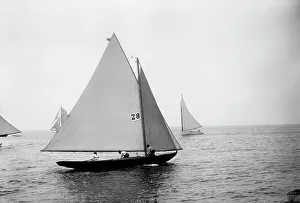 Herreshoff fin keel, El Chico, 1892 June 14. Creator: Johns Johnston