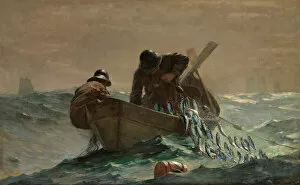 Catch Collection: The Herring Net, 1885. Creator: Winslow Homer