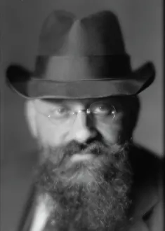 Eccentric Prints: Hertz, Alfred, Mr. portrait photograph, 1914 Mar. 26. Creator: Arnold Genthe