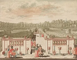 Gelderland Prints: Het Groote Doolhof, in: Tooneel Der Voornaamste Nederlands Huizen, En Lust Hoven