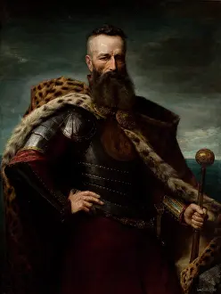 Leon Prints: Hetman Stefan Czarniecki, 1863. Creator: Leon Kaplinski
