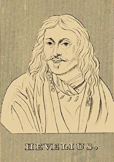 Johannes Gallery: Hevelius, (1611-1687), 1830. Creator: Unknown