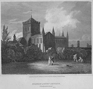 Longman Co Prints: Hexham Abbey, Church, Northumberland, 1814. Artist: John Greig