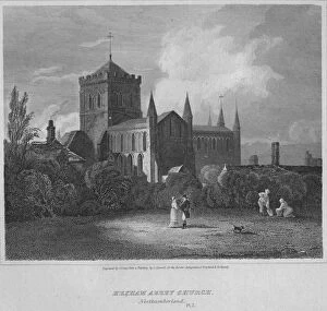 Hexham Abbey, Church, Northumberland, 1814. Artist: John Greig