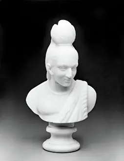 Bust Prints: Hiawatha, 1868. Creator: Edmonia Lewis