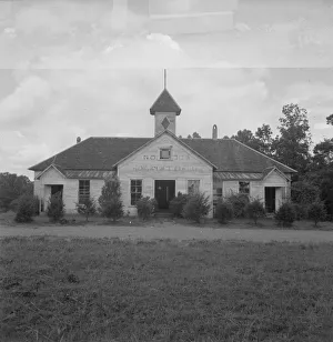 Chatham County North Carolina United States Gallery: Hickory Mount grange holds its meeting in an old school... Chatham County, North Carolina, 1939