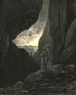 Dante Aligheri Gallery: By that hidden way my guide and I did enter, to return to the fair world, c1890