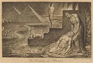 Pyramid Gallery: The Hiding of Moses, 1824. Creator: William Blake