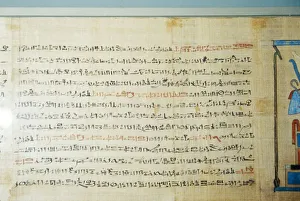 Hieratic Script, Book of the Dead of Padiamenet, 10th century BC Hieratic Script, Book of the Dead of Padiamenet, 10th century BC