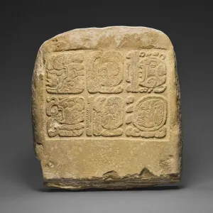 Hieroglyph Prints: Hieroglyphic Panel, A. D. 650 / 800. Creator: Unknown