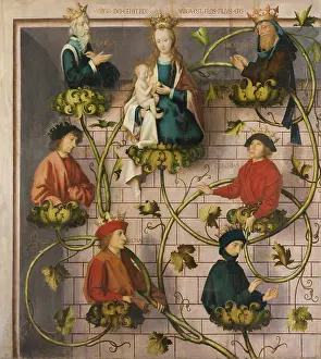 Dominican Prints: High Altar of the Dominican Church in Frankfurt: Tree of Jesse
