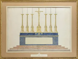Marie Louise Prints: The high altar for the marriage of Napoleon I and Marie-Louise of Austria, ca 1805-1809