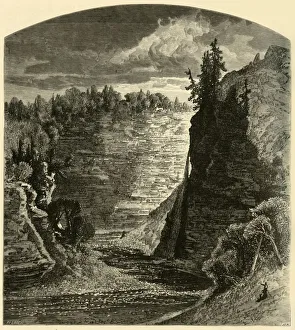 Woodward John Douglas Prints: High Banks, Portage, 1874. Creator: John Filmer