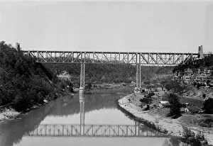 Rail Road Prints: High Bridge over Kentucky River, High Bridge, Ky. between 1910 and 1920. Creator: Unknown