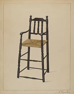 Gorid Nicholas Prints: High Chair, 1936. Creator: Nicholas Gorid