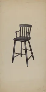 High Chair Prints: High Chair, 1938. Creator: Michael Riccitelli