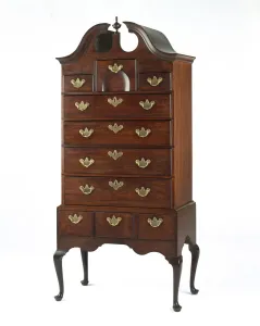 Highboy Prints: High Chest of Drawers, 1750 / 70. Creator: Unknown