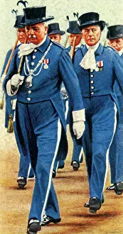 Livery Prints: High Constables and Guard of Honour of Holyroodhouse, 1937. Creator: Unknown