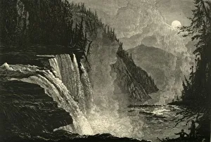 New York Prints: High Falls, 1872. Creator: Andrew Varick Stout Anthony