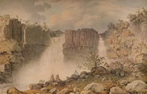 Bemrose And Prints: High Force, Teesdale, c1807. Artist: Francis Nicholson