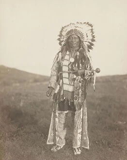 Ceremonial Dress Collection: High Hawk, 1907. Creator: Edward Sheriff Curtis
