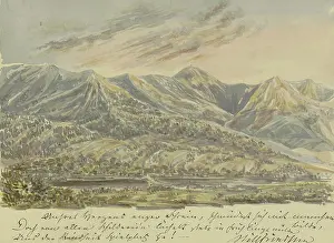 High mountain range, 19th century. Creator: Unknown