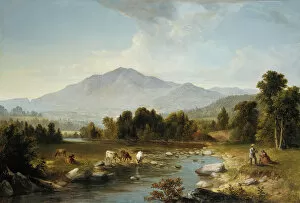 Fishing Collection: High Point: Shandaken Mountains, 1853. Creator: Asher Brown Durand