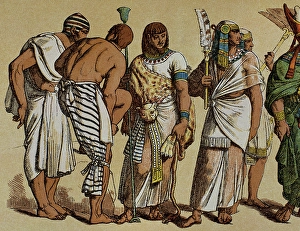 High Priest dressed with lion skin, New Kingdom, Egypt. Creator: Unknown