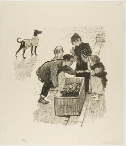 Steinlen Th And Xe9 Prints: High society!, January 1894. Creator: Theophile Alexandre Steinlen