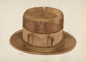 Height Gallery: High Straw Hat, c. 1936. Creator: Ernest A Towers Jr