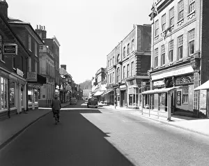 Surrey Prints: High Street, Godalming, Surrey, c1955. Creator: Arthur Charles Kirby Ware