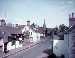 Eleventh Century Prints: High street, Lindfield, Sussex, c1955. Creator: Arthur Charles Kirby Ware