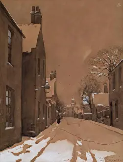 Chimneys Prints: High Street, Old Aberdeen, 1899. Creator: William Smith