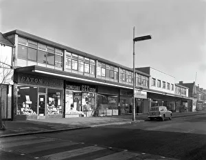 Barnsley Prints: High street shopping, Goldthorpe, South Yorkshire, 1961. Artist: Michael Walters
