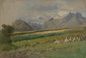 Sloped Prints: The High Tatras from Strazky, 1878-1880. Creator: Ladislav Mednyanszky