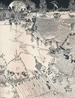 High Times on the Desplaines, c1890. Artist: Frederick Richardson