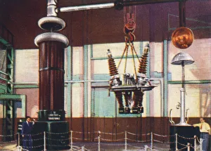 High voltage test house, 1938