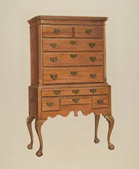 Highboy Prints: Highboy, c. 1936. Creator: Charles Squires