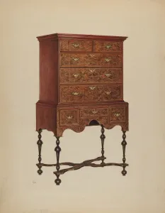 Highboy Prints: Highboy, c. 1938. Creator: Charles Squires