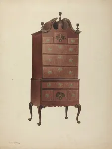 Highboy Prints: Highboy, c. 1939. Creator: Frank Wenger
